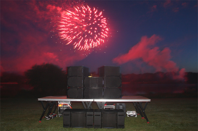 APG 4000 système moyenne portée sur un feu d'artifice
